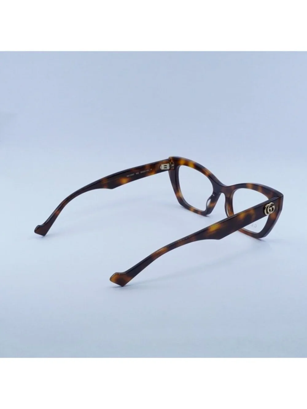 Gucci GG1334O 002 Eyeglasses Medium Havana 52mm Cat Eye Frame